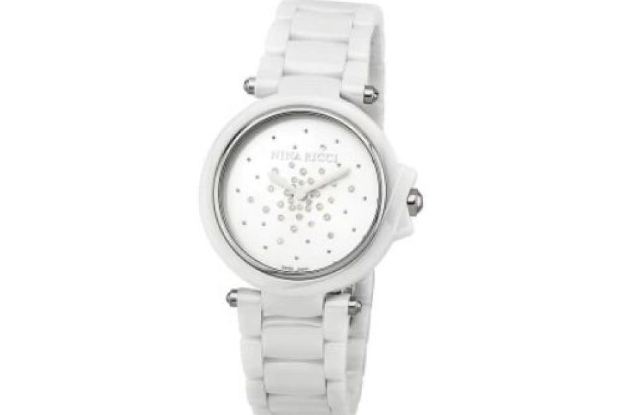 Nina Ricci - Stainless Steel Band Silver Dial Ladies Watch